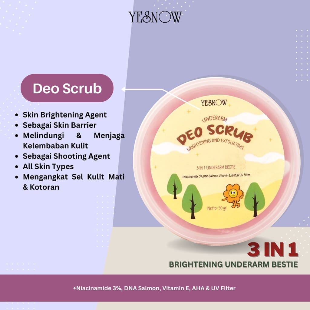 YESNOW 3 IN 1 BRIGHTENING UNDERARM