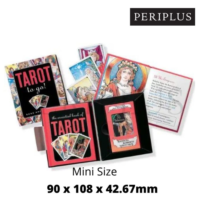 Kartu Tarot To Go Bk & Mini Deck [With Mini Deck] - 9780880882491