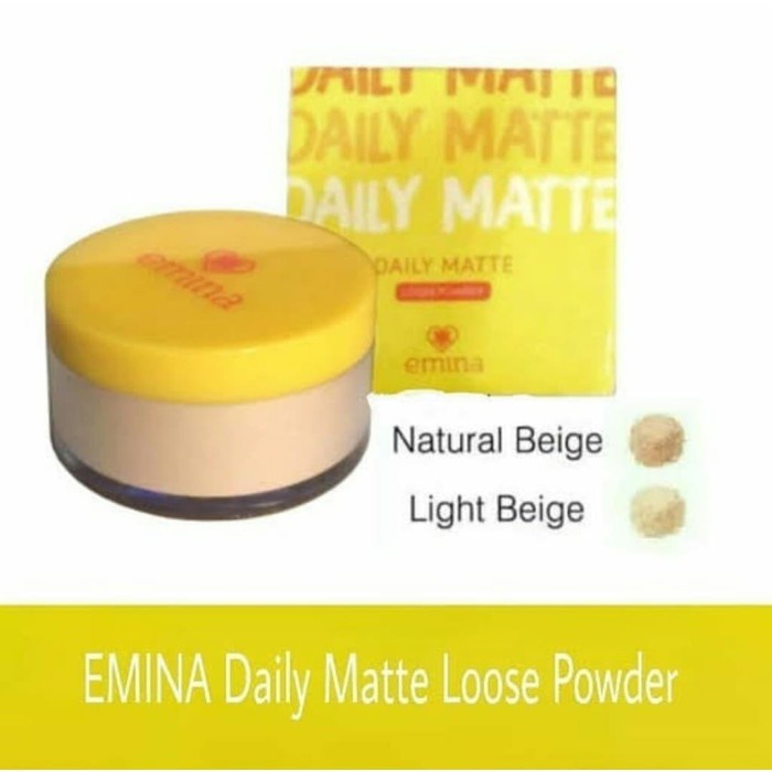 ❄️MATCHA❄️ EMINA DAILY MATTE LOOSE POWDER - BEDAK TABUR MATTE 20G BPOM ORIGINAL