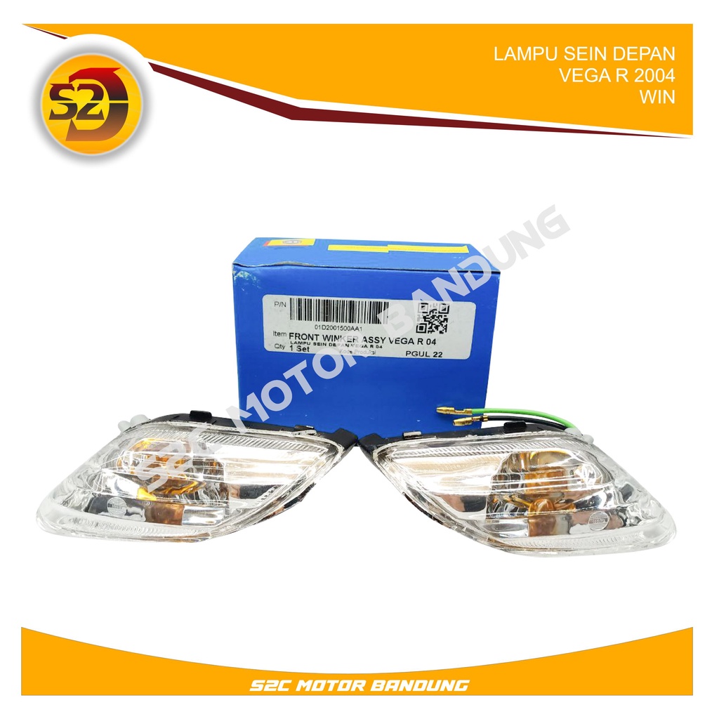 WIN - LAMPU SEIN SEN ASSY DEPAN VEGA R 2004 PNP F1ZR