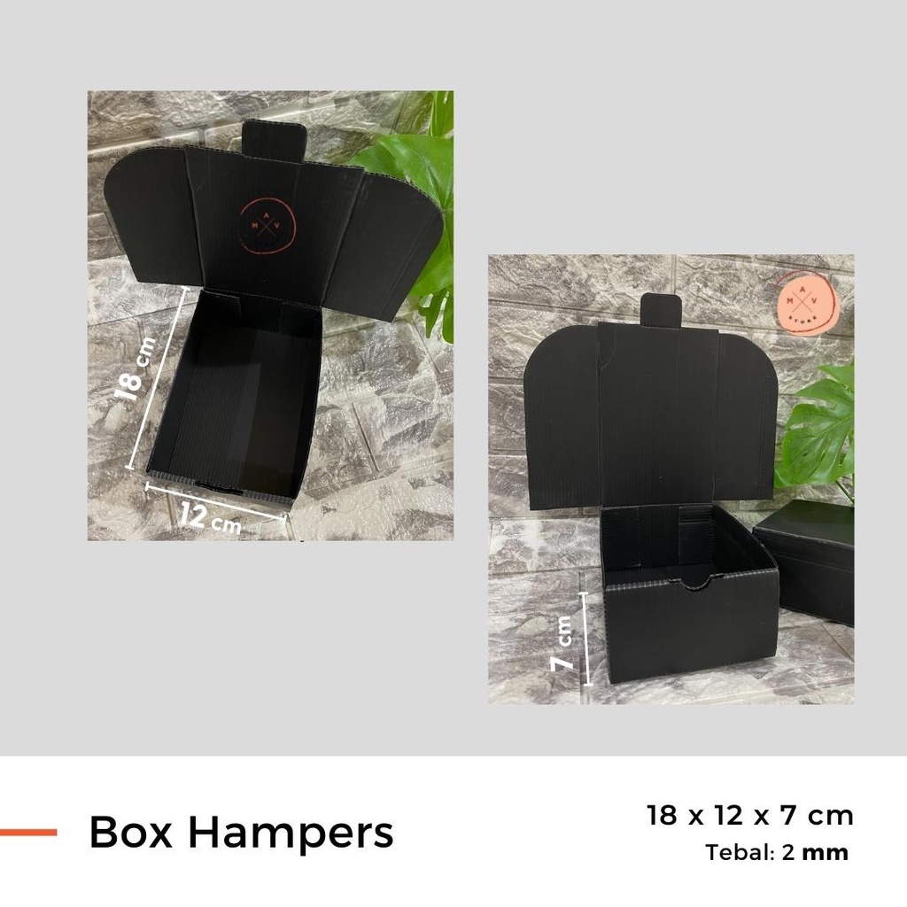 

Box/Kotak Hampers Plastik 18 x 12 x 7 cm