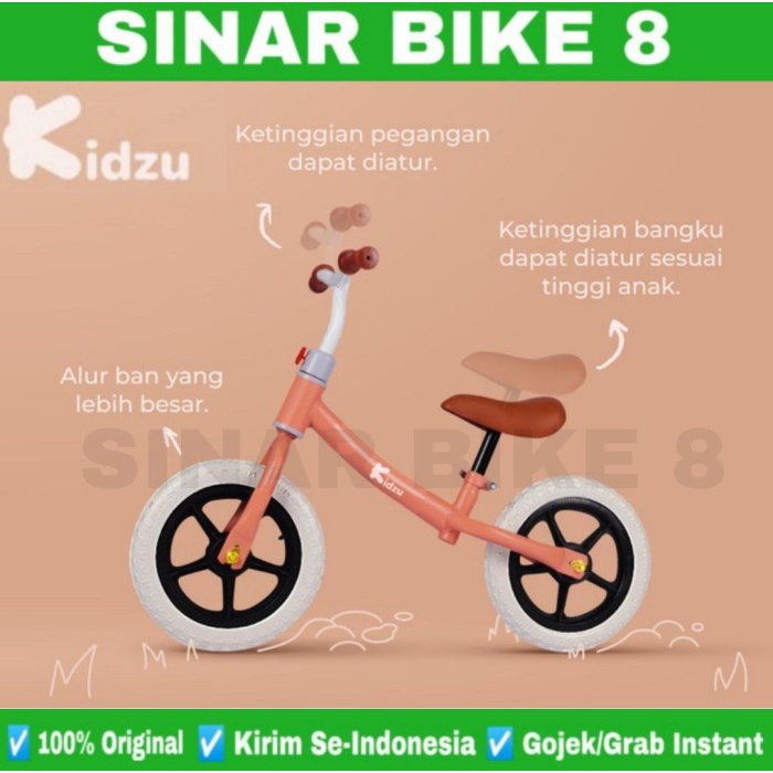 Sepeda Keseimbangan Balance bike KIDZU Push Bike