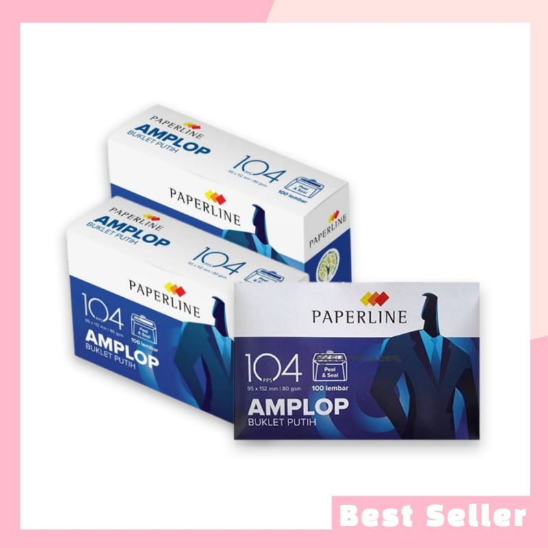 

Amplop Putih Polos Paper Line 104 1 Pack Isi 100 Lembar