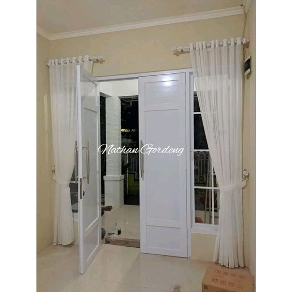 gordeng vitrase semokring gordeng sepiral semokring mewah, dan elegan