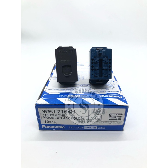 MATA TELEPON PANASONIC WEJ2164H HITAM BLACK GREY