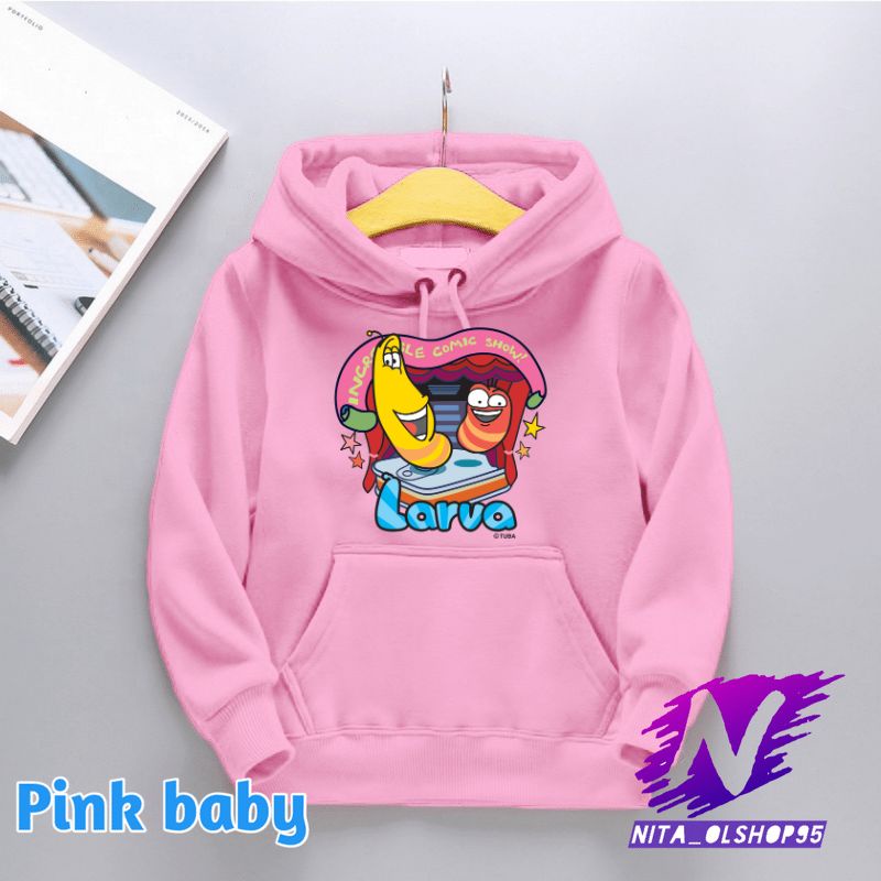 hoodie anak larva serial animasi