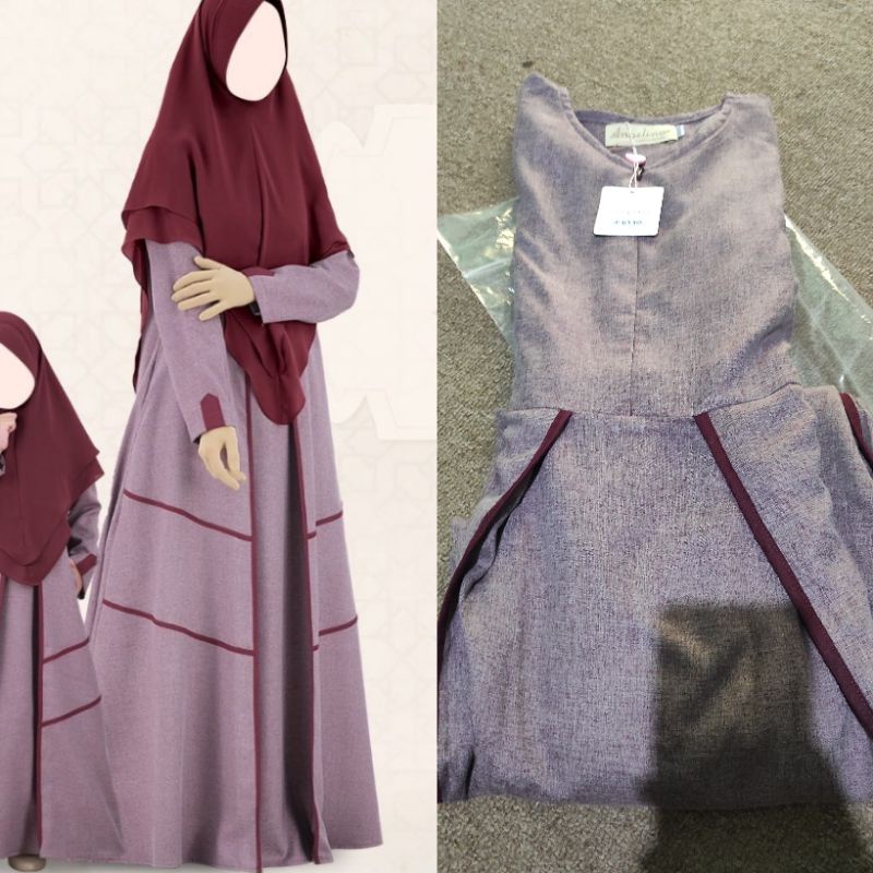 Maryam Dress Atelier Angelina Wine Maroon 3XL