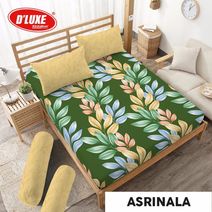 Sprei Queen Kintakun Deluxe Asrinala 160x200 cm - SPREI NO.2 {Property Off Liliy Grosir Sprei