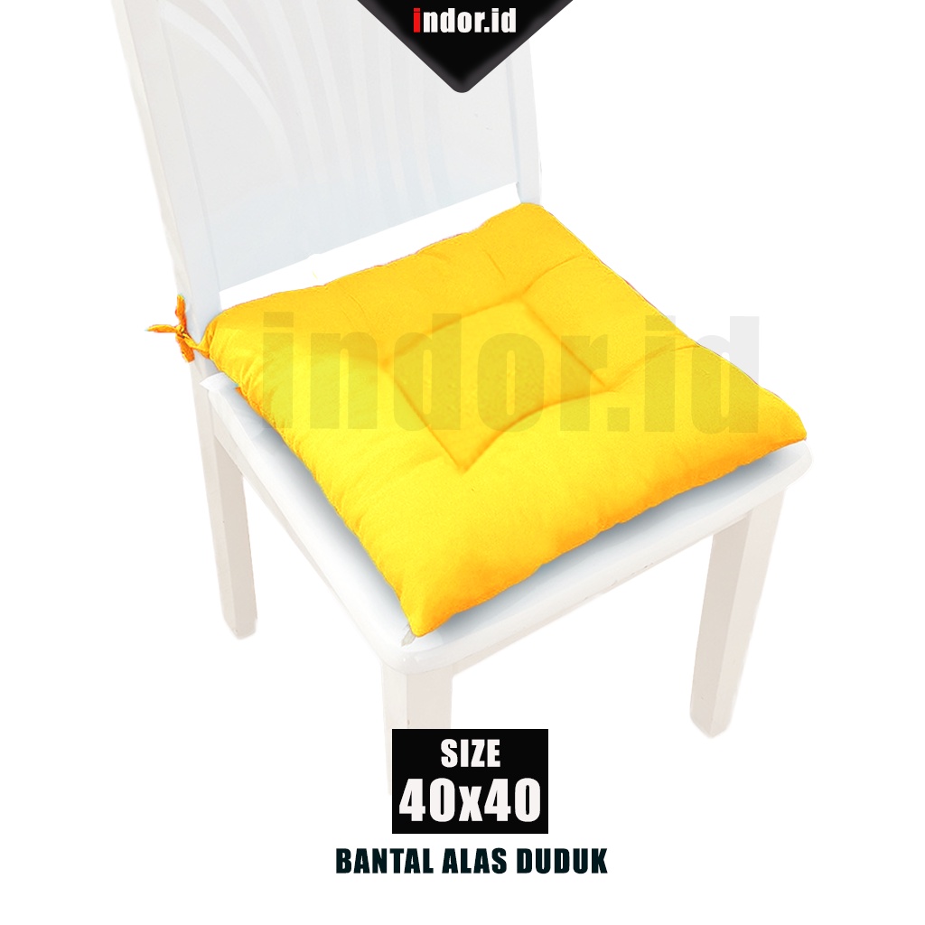 indor.id Bantal ALAS DUDUK KURSI size 40x40 - Bantal Duduk Empuk - Bantal Lesehan Murah - Bantal Duduk Serbaguna