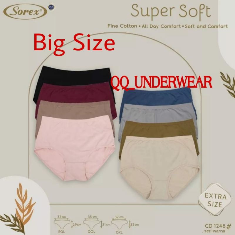 CD Celana Dalam Wanita Sorex 1248 Extra Size / Big Size / CD SOREX 1248