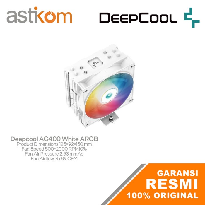 CPU Air Cooler Deepcool AG400 ARGB With LGA1700