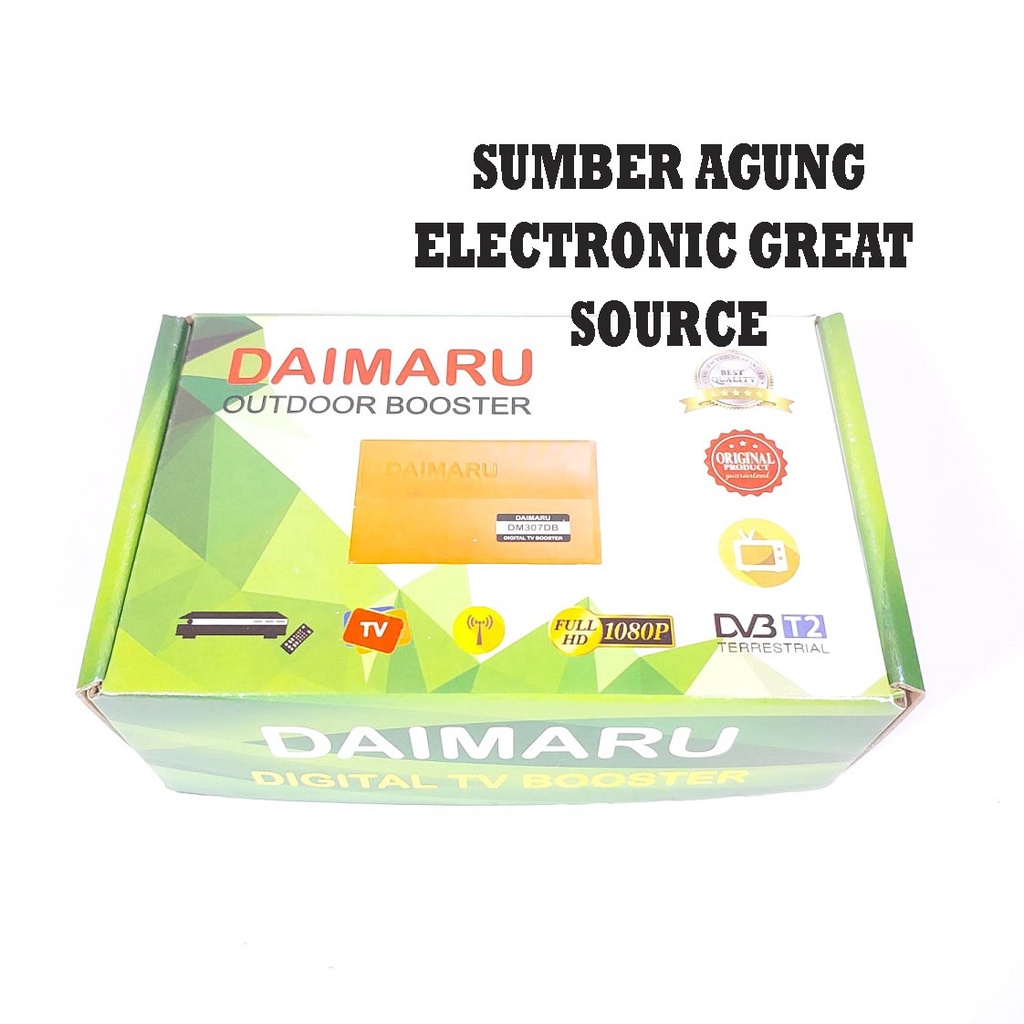 Daimaru Booster Atas Outdoor Boster TV Anten Antena Penguat Siaran Digital