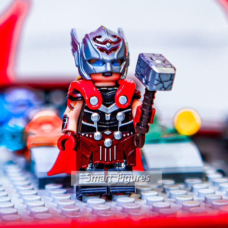 Thor Minifigures Dark Thor Odin Borson Korg Jane Foster Gorr Asgard Pembela Mainan Hadiah Angka Mini WM2417-B