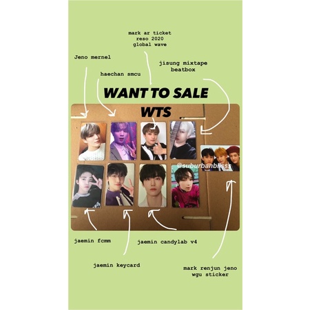 Haechan miniframe Jaemin Candylab Jisung Mixtape