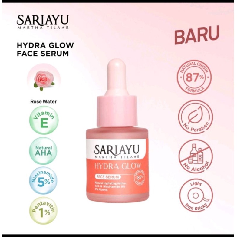 SARIAYU Hydraglow Face Serum 20ml | Serum Wajah