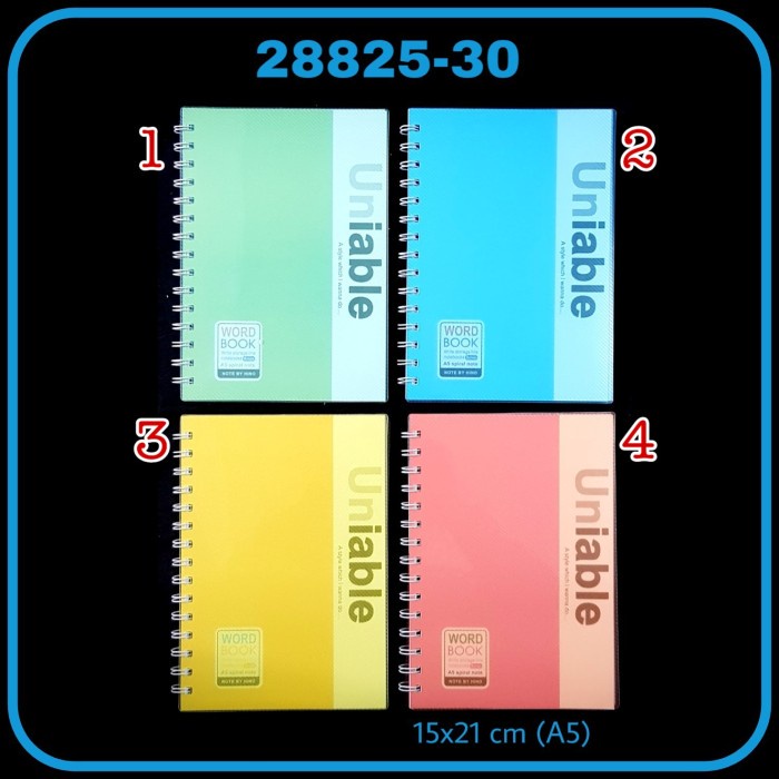 

PRO Notebook Spiral A5-80 Biasa Cover Polos / Buku Spiral / Catatan - 28825 30