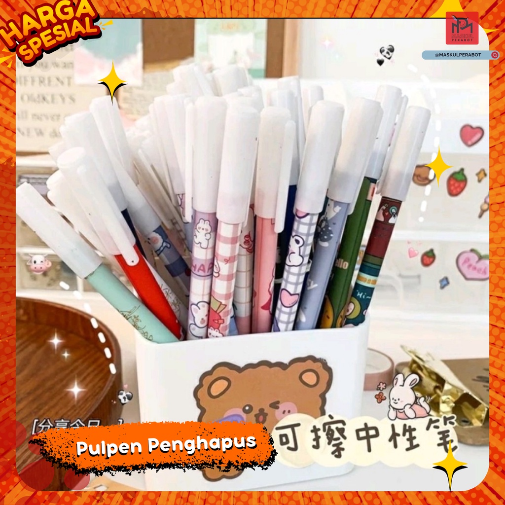 

MASKUL PERABOT • PULPEN PENGHAPUS / 1 SET PULPEN BTS / PULPEN LUCU