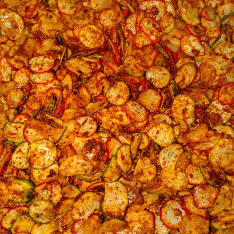 

Kerupuk Seblak Extra Pedas Daun Jeruk 500 gram kerupuk seblak bumbu melimpah