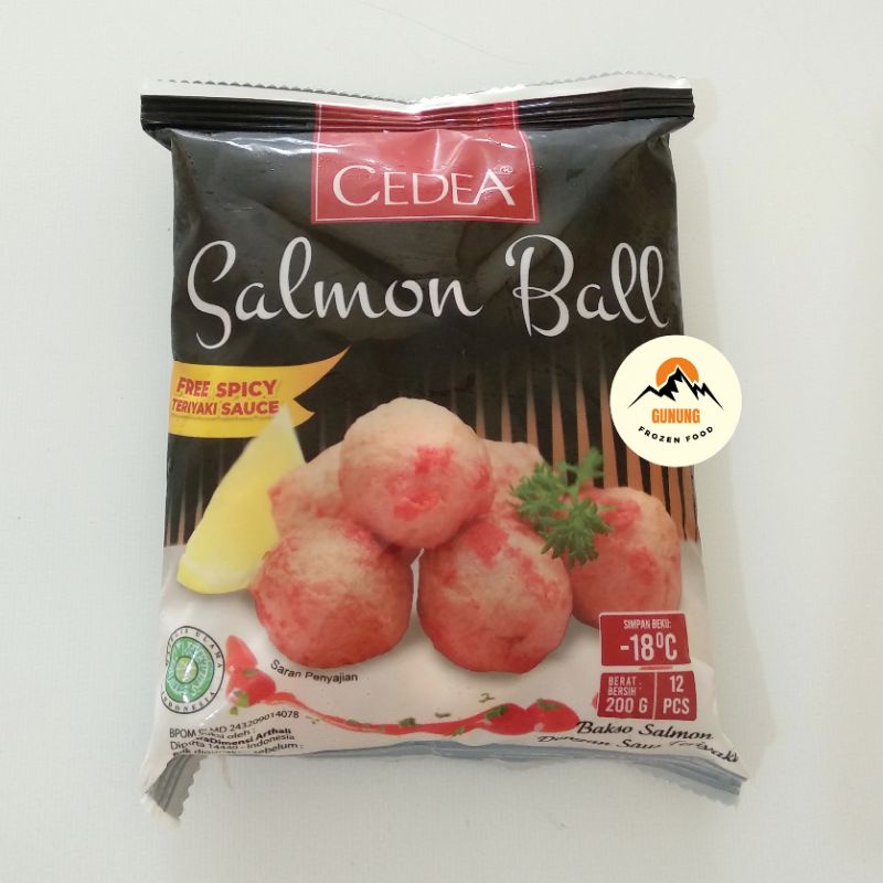 

Cedea Bakso Salmon 200gr Free Saus Teriyaki