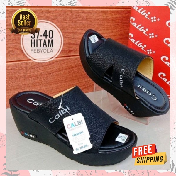Wetges Empuk Hak Tinggi Sandal Gunung Perempuan Pesta Sandal Wedges Terbaru Wadges Wnita Jumbo Brand