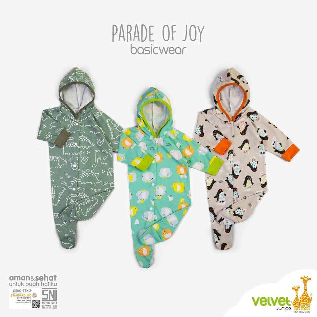 Velvet Junior Jumper Panjang 3set