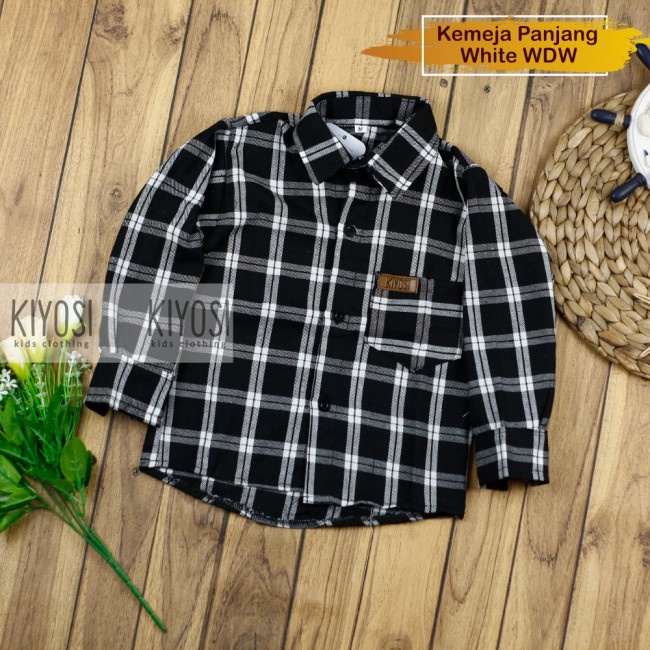 KIYOSI Kemeja Anak Flanel Laki Laki Lengan Panjang Best Seller 1- 6Tahun(4)