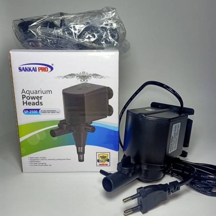 Pompa Aquarium Power Heads Filter Celup SAKKAI PRO SP 2500 18 Watt