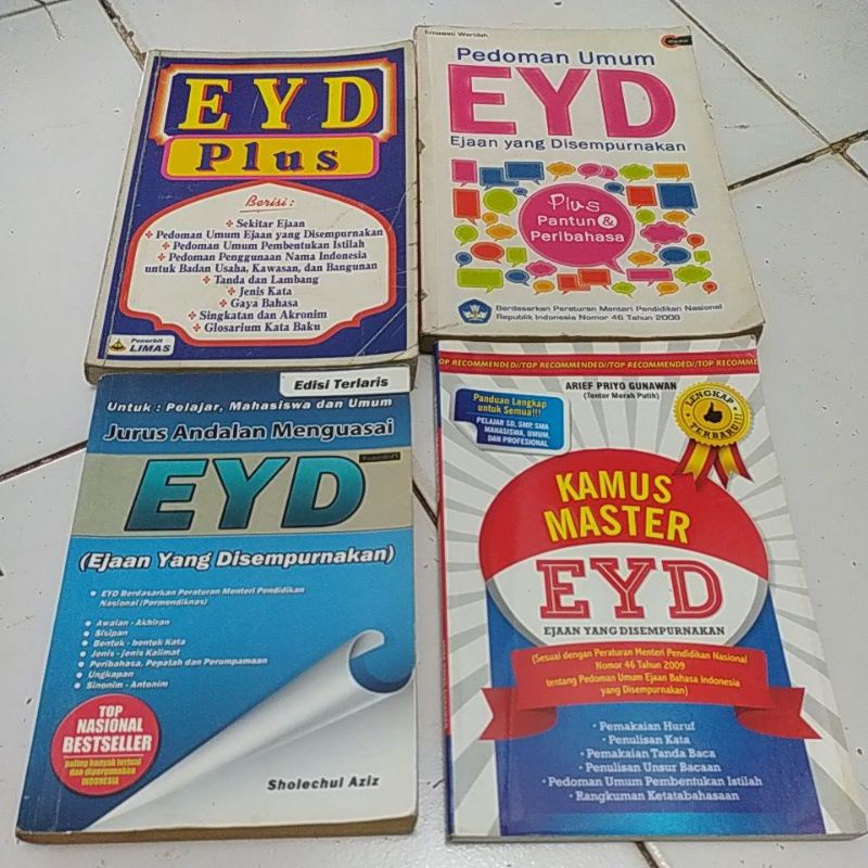 HARGA 1AN JURUS ANDALAN MENGUASAI EYD/KAMUS MASTER EYD/PEDOMAN UMUM EYD/EYD PLUS