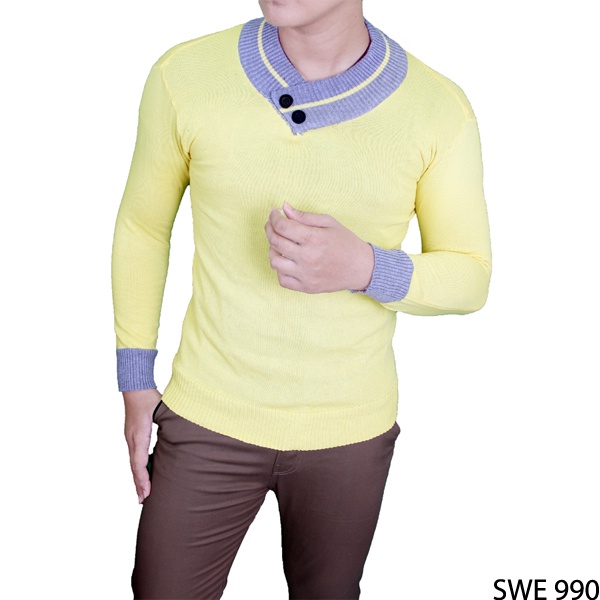 Sweater Kerah Tinggi Pria SWE 1037