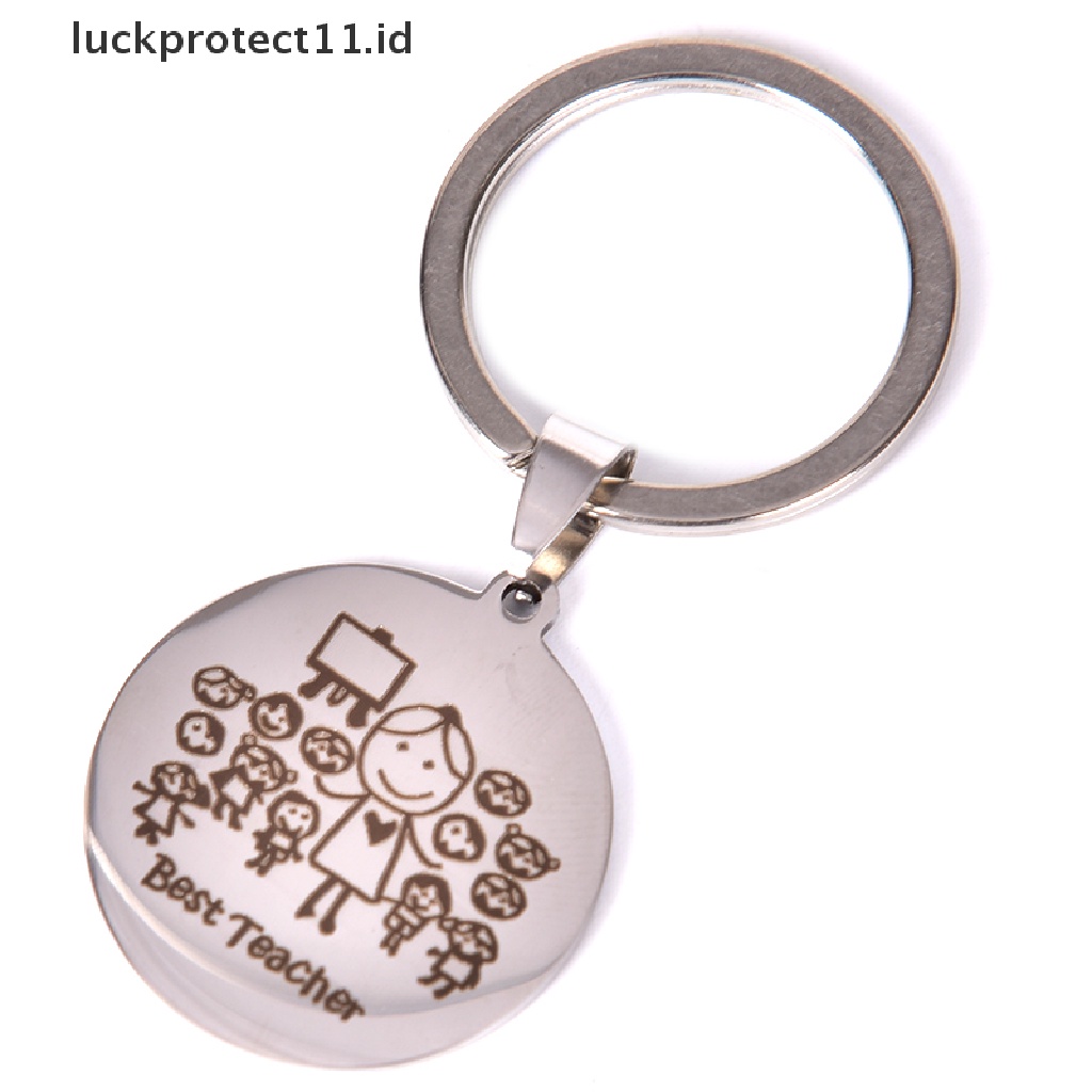 /Fashion Hot//// Grafir Keyring Thanks for Teacher Gantungan Kunci Custom Nama Hadiah Untuk Guru New.