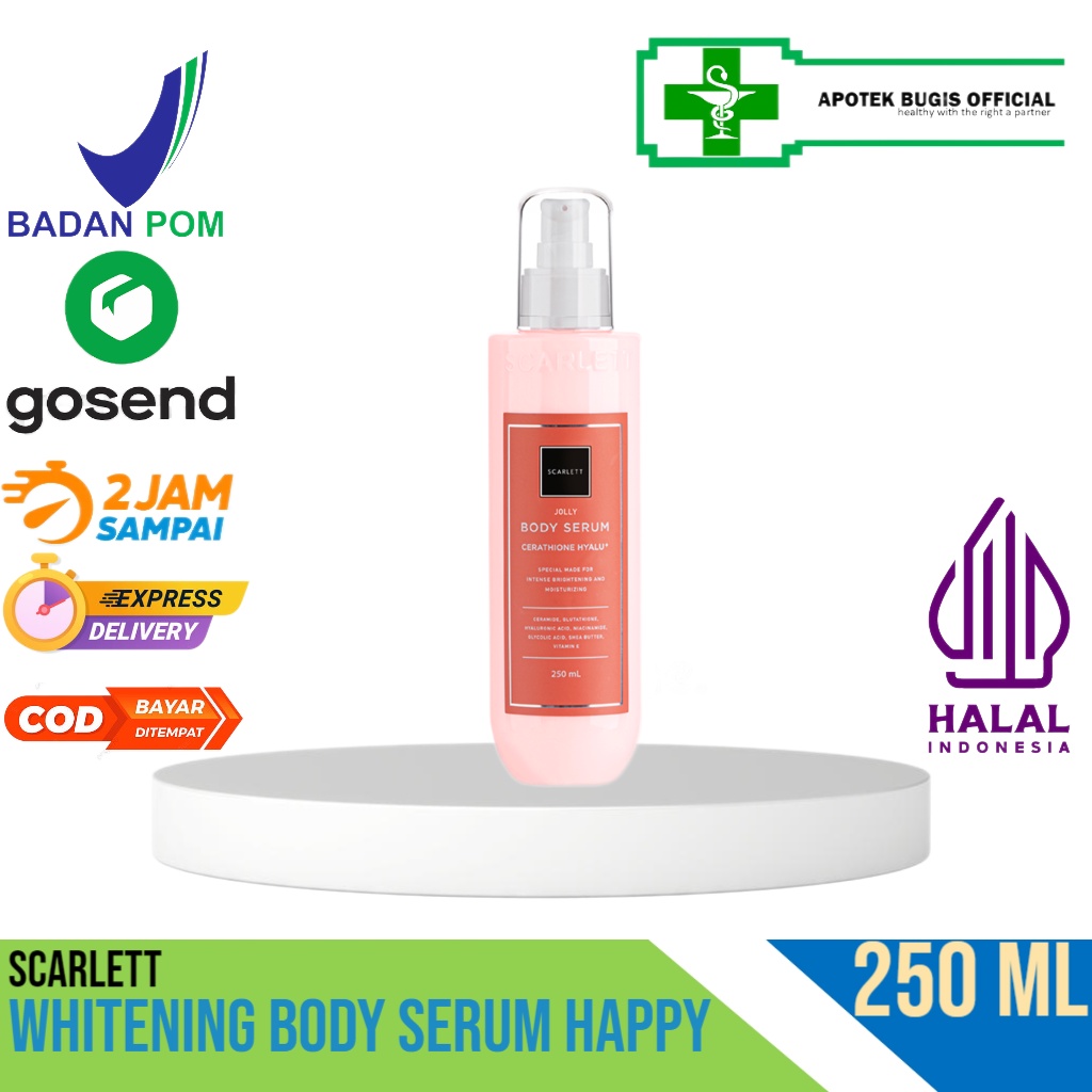 Scarlett Whitening Body Serum Happy 250ml