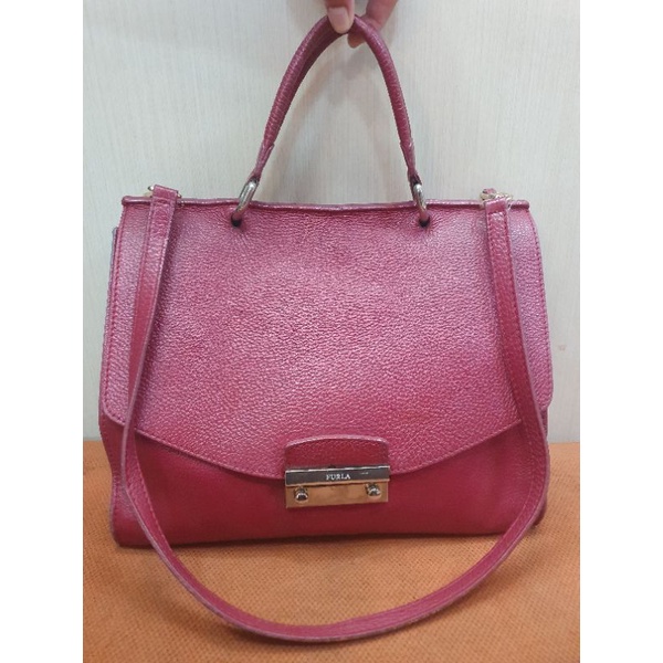 PRELOVED FURLA JULIA TOP HANDLE