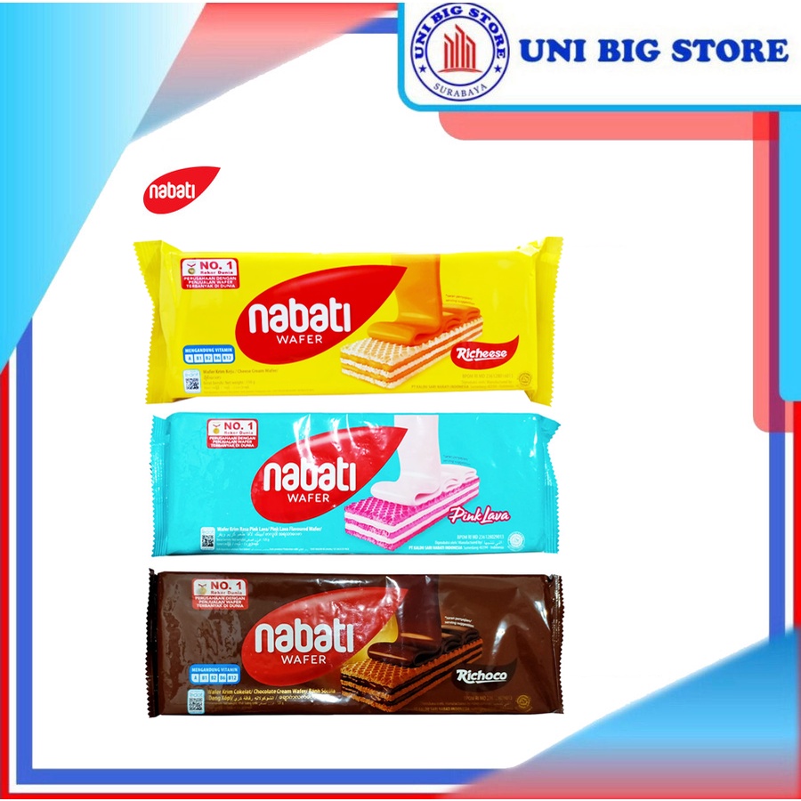 

Nabati Wafer Richeese Richoco Pink Lava 110 gr Keju Coklat