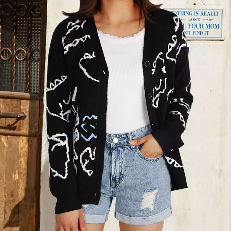 Cardigan Dino oversize Knit Premium