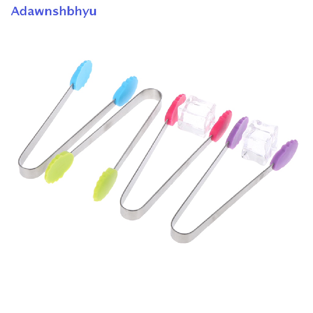 Adhyu 1Pc Penjepit Makanan Silikon Bentuk Bunga Bahan Stainless Steel Non-slip Ice Candy FoodClip ID