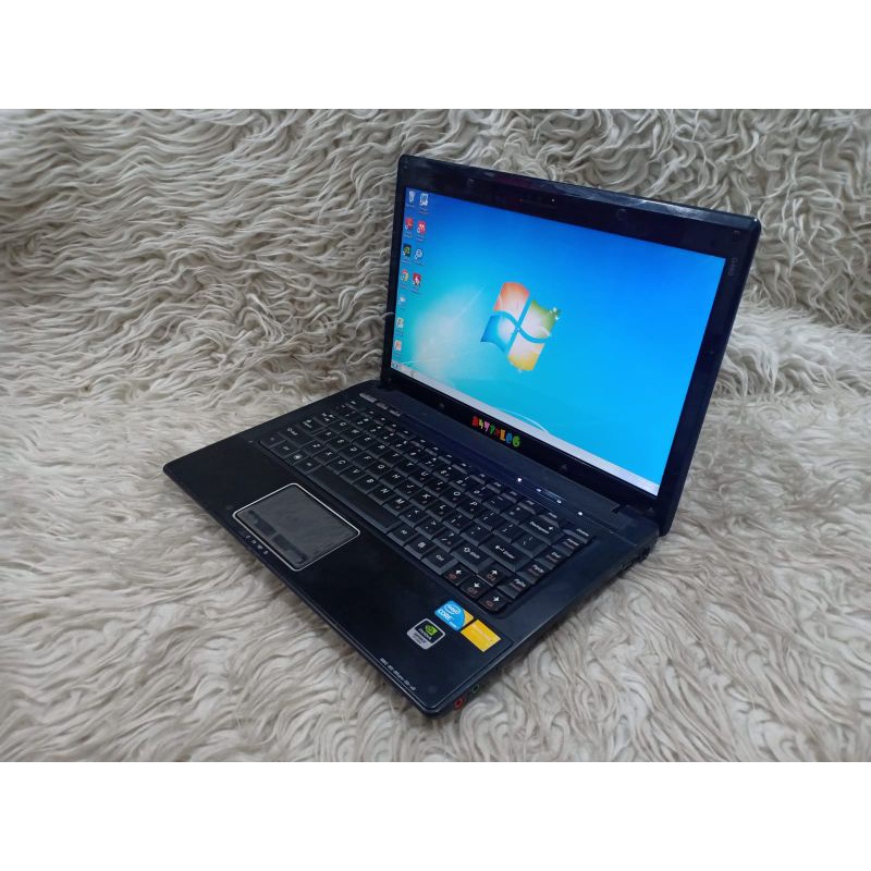Laptop Lenovo G460 Ram 4gb SSD 256gb core i3 nvidia siap pakai ngebuttt