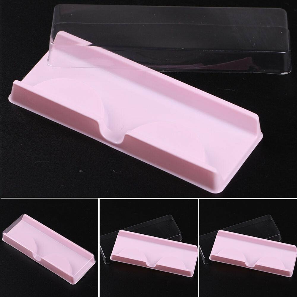 Preva Kotak Bulu Mata Palsu Kosong Wanita Alat Makeup Mata Pink Case