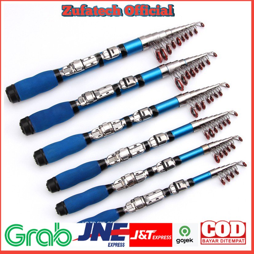 Joran Pancing Portable Telescopic 2.1M - Blue