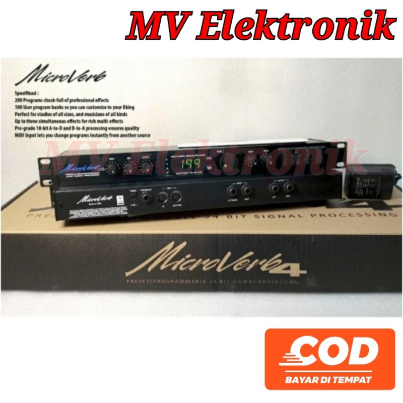 EFFECT Vocal Microverb 4 Made in Taiwan Garansi 1 Tahun EFFECT VOCAL Taiwan