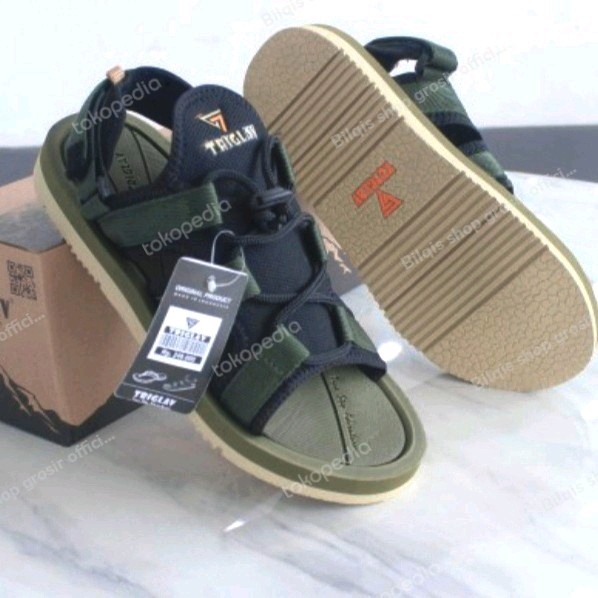 SANDAL GUNUNG TRIGLAV ARMY ORIGINAL