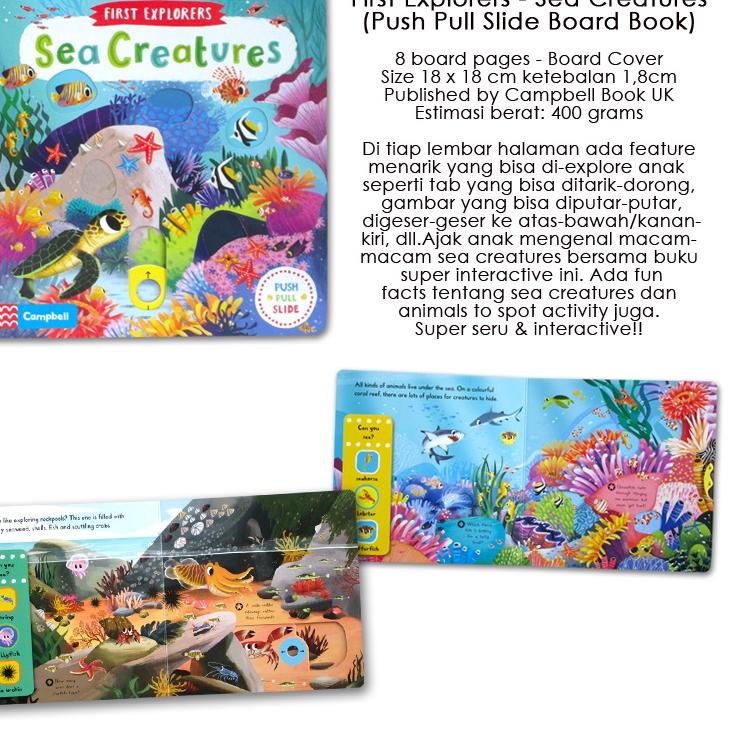 Jual Murah Terbatas [Campbell] Push Pull Slide Board Books Busy & First