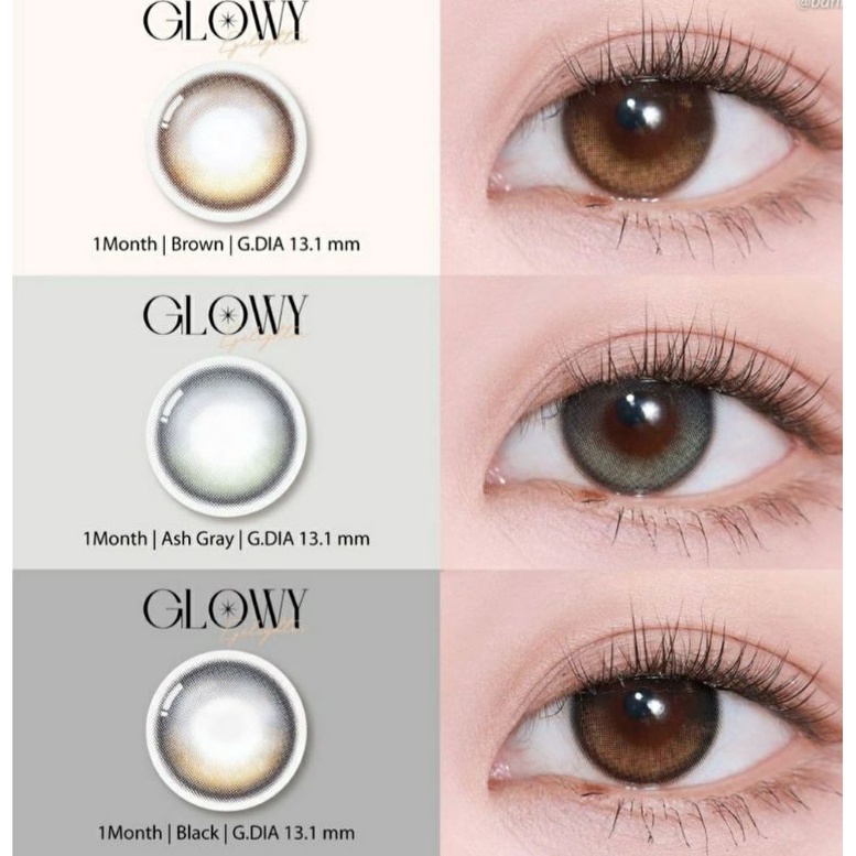 Soflens Eyelighter Glowy Brown Black Gray Normal Minus MADE IN KOREA