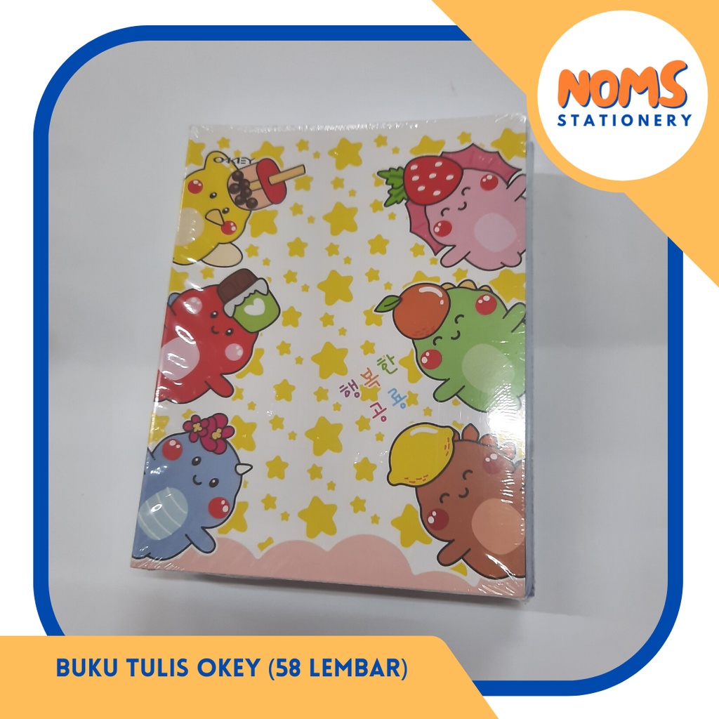 

Buku Tulis Okey 58 lembar (1 pack isi 10 buku)