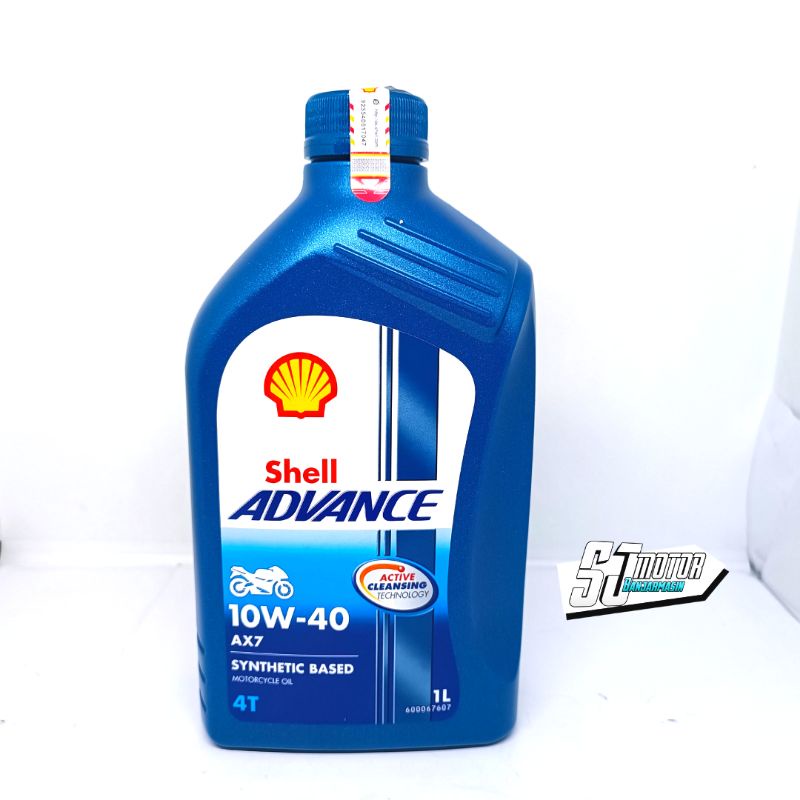 Jual Oli Shell Advance 4T AX7 10W/40 Non Metic (1 liter) | Shopee Indonesia