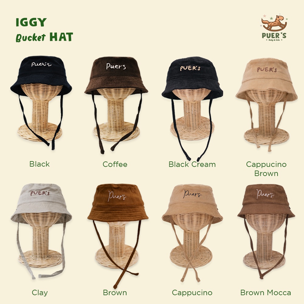 TOPI ANAK  (BUCKET HAT ANAK) KIDS HAT PUER'S IGGY HAT