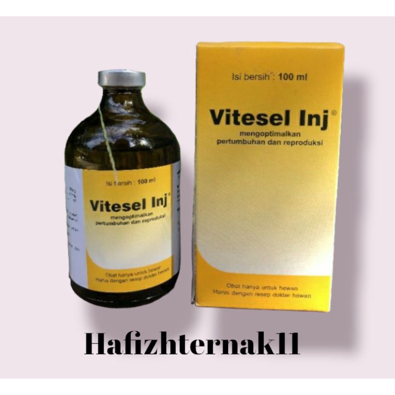Jual Vitesel inj 100ml ( vitamin E selenium untuk reproduksi ) Shopee