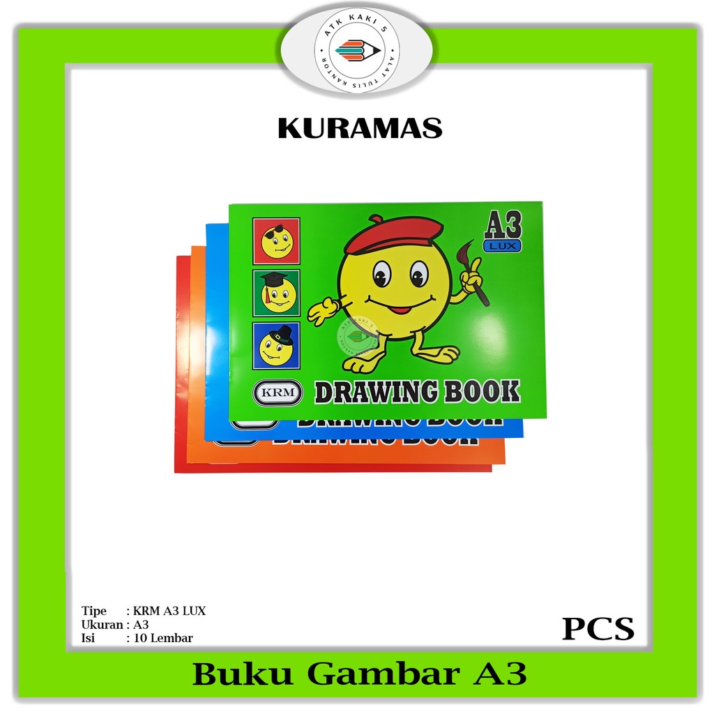 

KURAMAS - Drawing Book A3 Buku Gambar - PCS