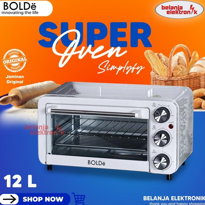 Jual BOLDe SUPER OVEN SIMPLIFY SERIES 12 L OVEN LISTRIK LOW WATT