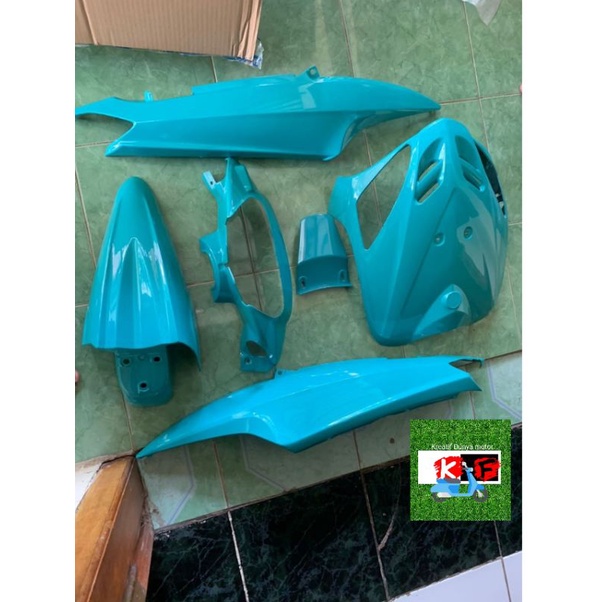 full body halus Mio smile sporty variasi warna hijau tosca sporty
