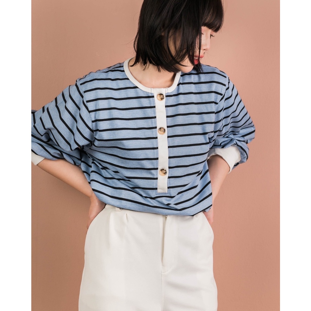 Myrubylicious GENEVIE STRIPE LONGSLEEVE KODE 4624